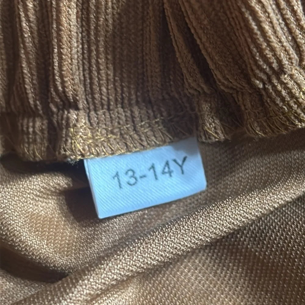 SHEIN Tan Mini Skirt Casual A-Line - Picture 3 of 4